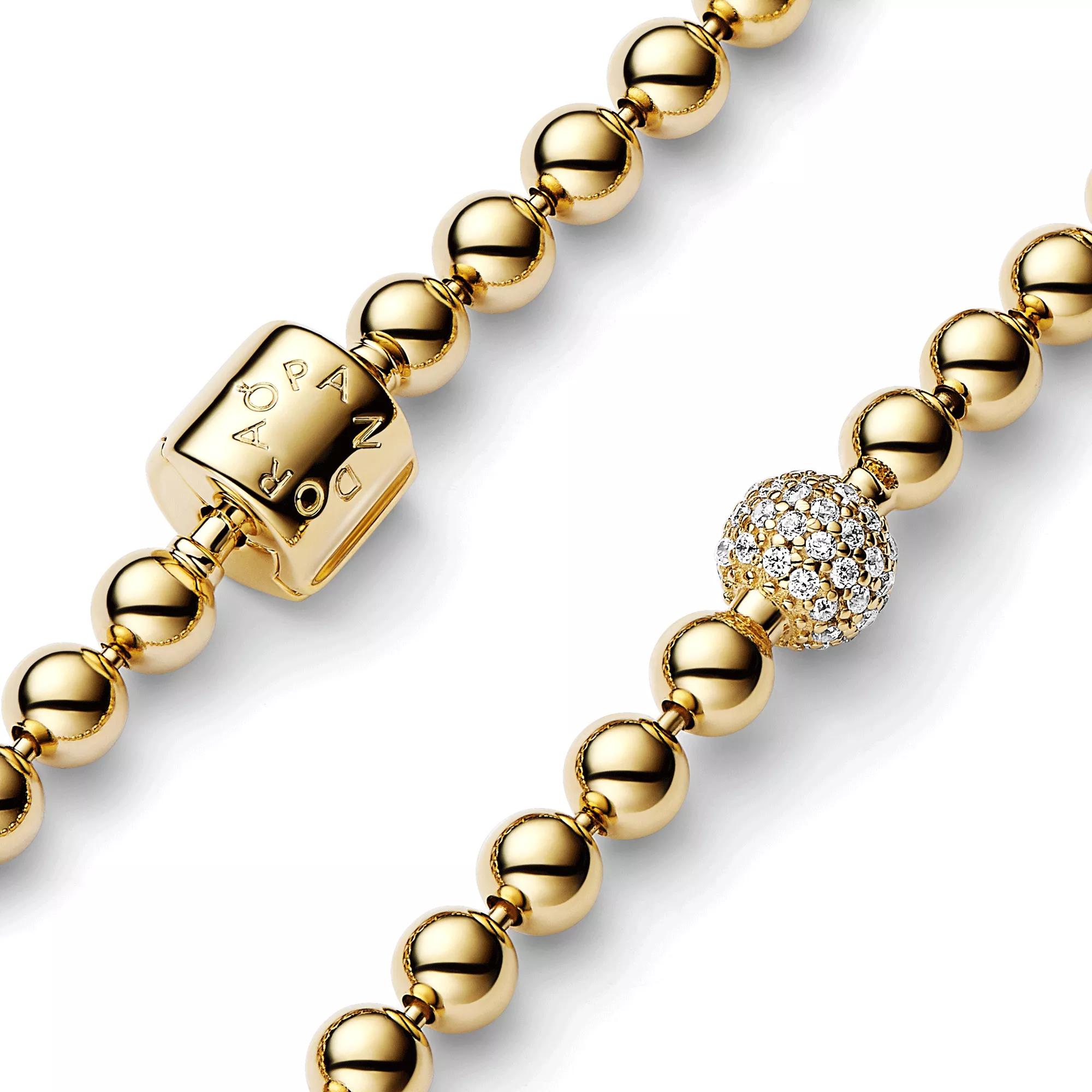 Pandora Beads Pave Bracelet gold Armband
