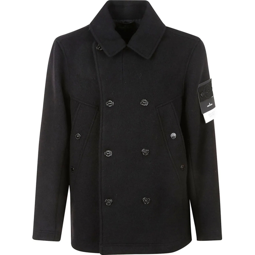 Stone Island Vestes en duvet Coats Black schwarz