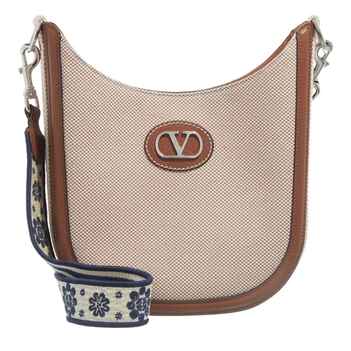 Valentino Garavani Hobo Bag Medium Hobo Antibes Tobacco