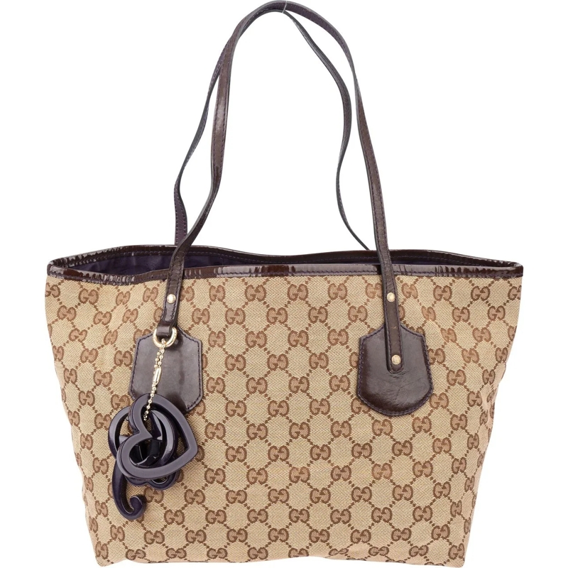 Gucci Fourre-tout Gucci GG Monogram Charmy Handbag braun
