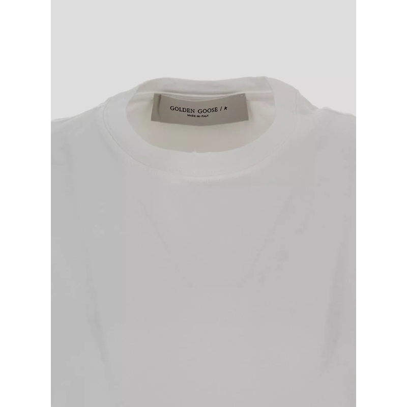 Golden Goose  Golden M's Regular T-Shirt White(Image 3)