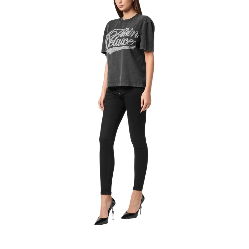 Philipp Plein T-Shirt T-Shirt Man Fit Signature schwarz(Image 3)