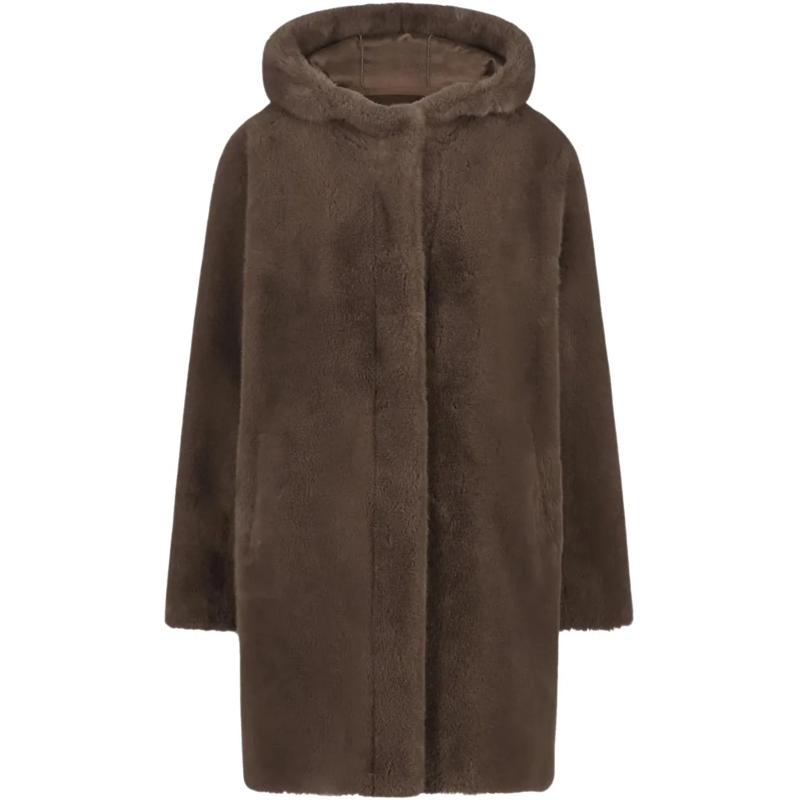 STUDIO AR Trenchcoat Studio Ar Alma Teddy Bruin 05tl246074.01 braun