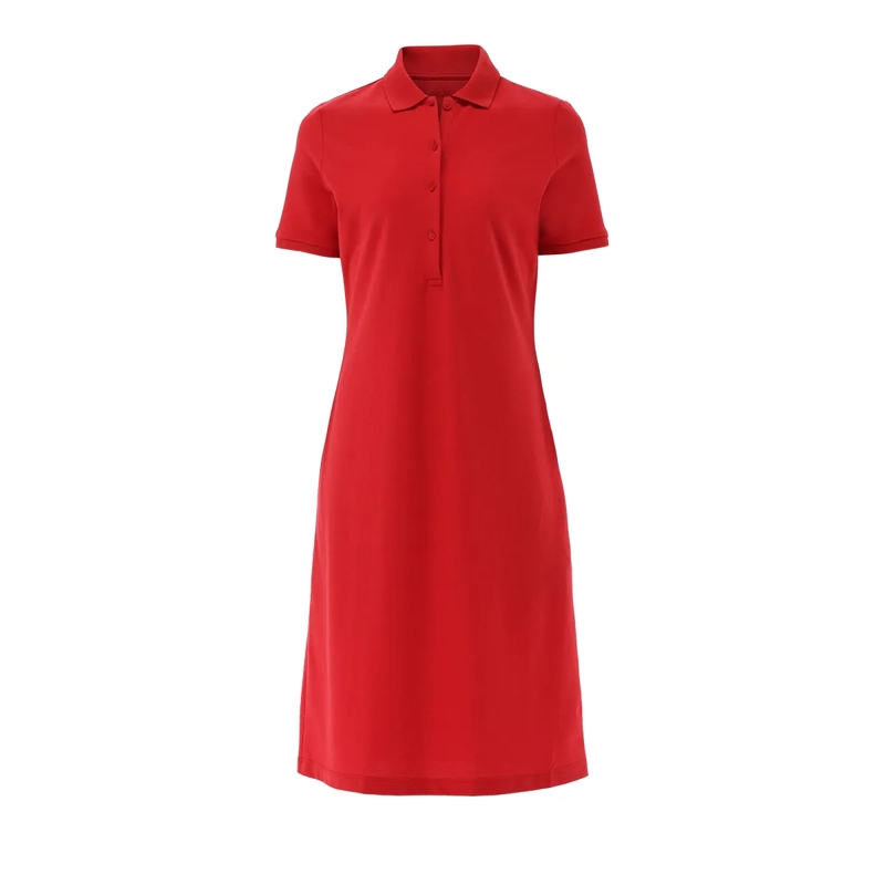 VAN LAACK Maxikleid Kleid Modern Fit Uni rot