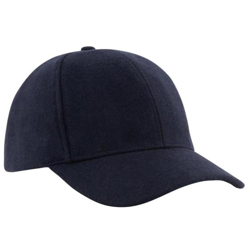 Woolrich  Solid Wool Baseball Cap blau