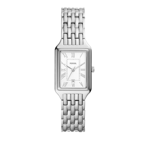 Fossil Raquel Three-Hand Date Stainless Steel Watch Silver Quartz Horloge