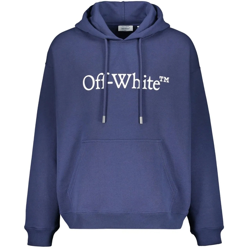 Off-White Legeres Oberteil Off-White Logo sweatshirt blau