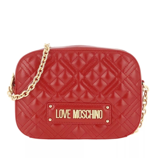 Love Moschino Quilted Handle Bag Rosso Crossbody Bag