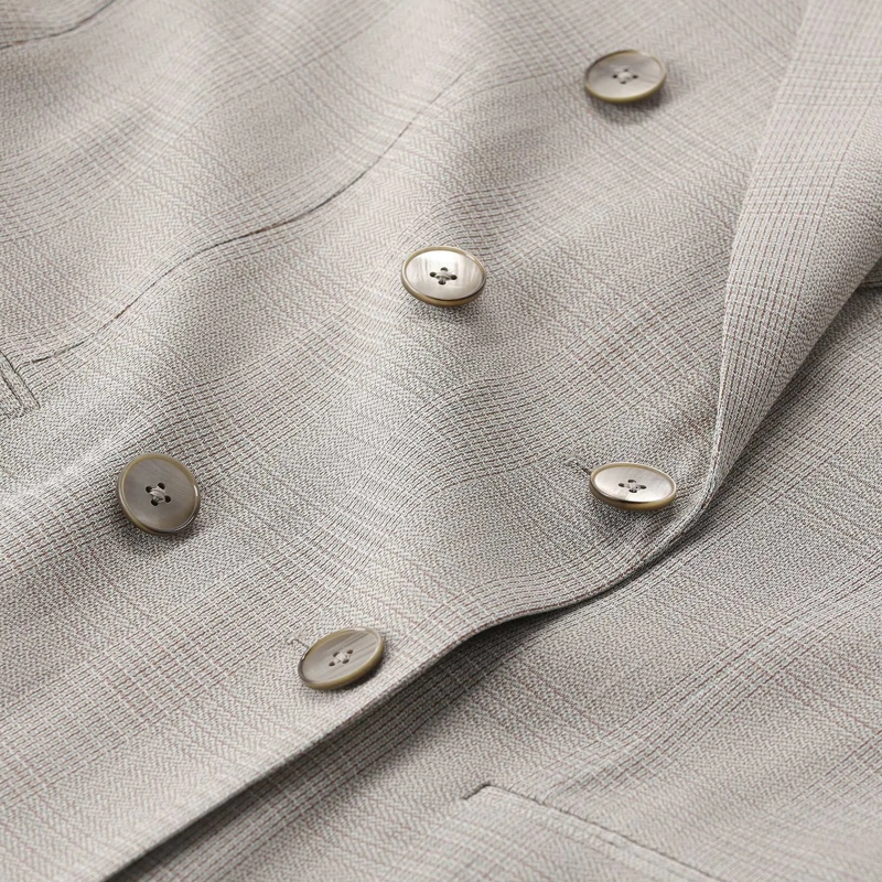 Lardini Blazer Karierter Blazer grau(Image 3)