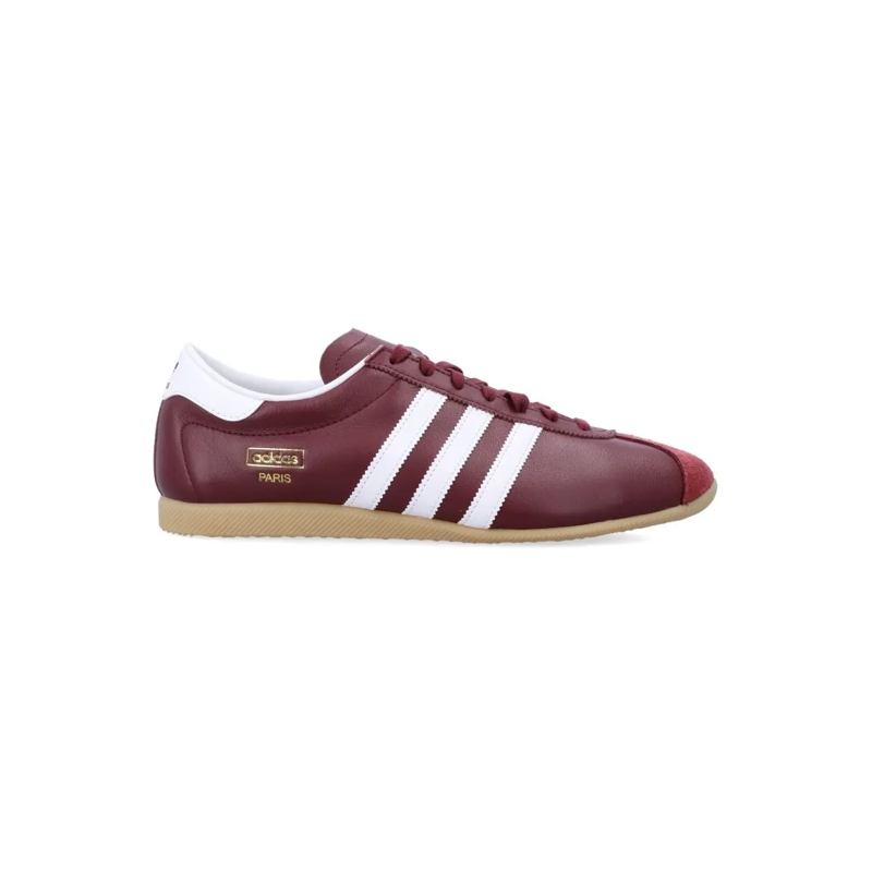Adidas Low-Top-Sneaker Rekord Leather Sneakers With Suede Toe Burgundy