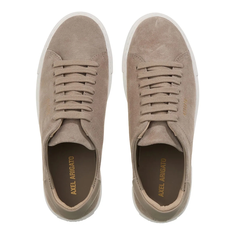 Axel Arigato Low-Top-Sneaker Clean 90 Suede Sneaker Beige/White(Image 6)