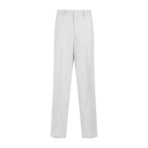 Givenchy  Chalk White Virgin Wool Extra Wide Leg Trousers White