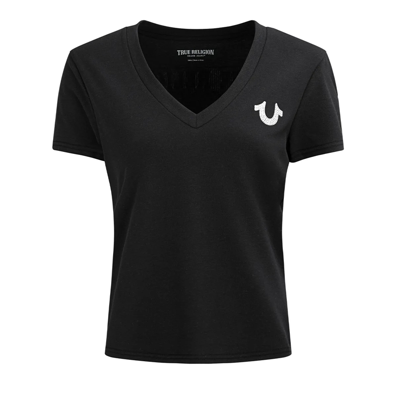 True Religion T-Shirt T-Shirt schwarz