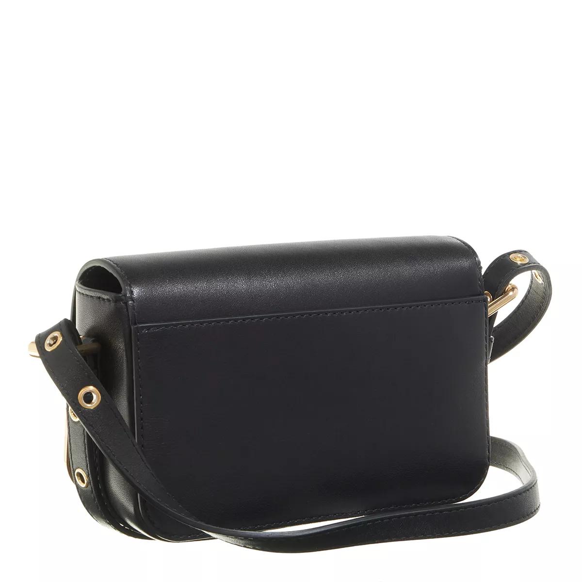 Moschino Crossbody bags Metal Corner Shoulder Bag in zwart