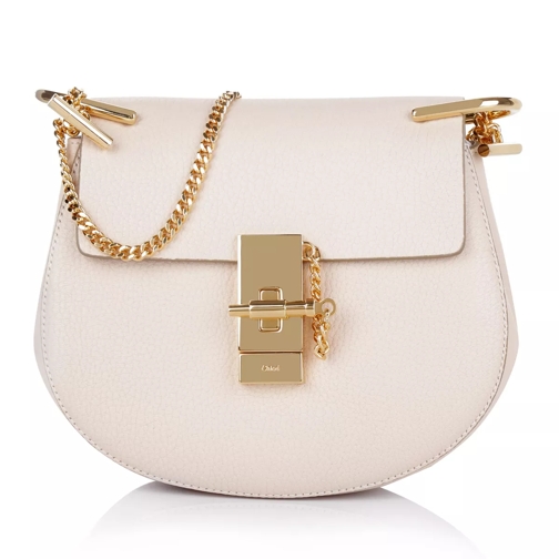 Chloé Drew Porte Epaule Mini Abstract White Crossbody Bag