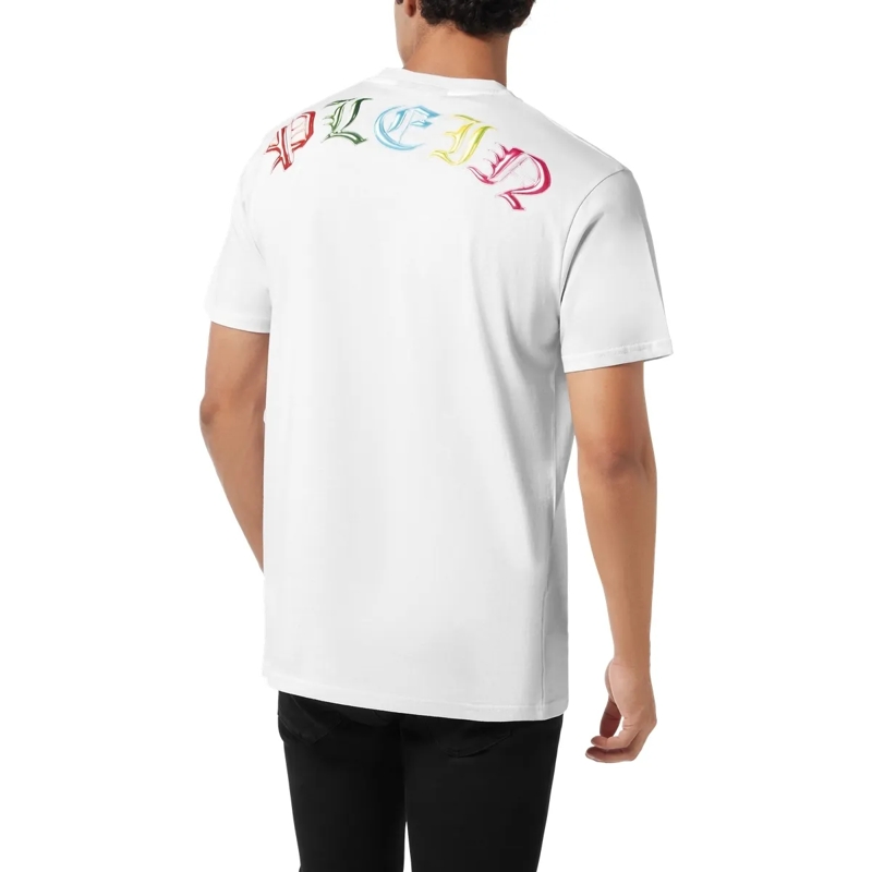 Philipp Plein T-Shirt T-Shirt Rundhalsausschnitt Ss Teddy weiss(Image 2)