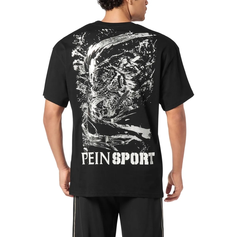 Plein Sport T-Shirt T-Shirt Rundhalsausschnitt Ss Tiger schwarz(Image 2)