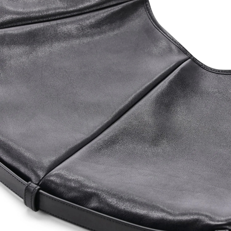 Saint Laurent Crossbody Bag Schultertasche aus Leder schwarz(Image 3)