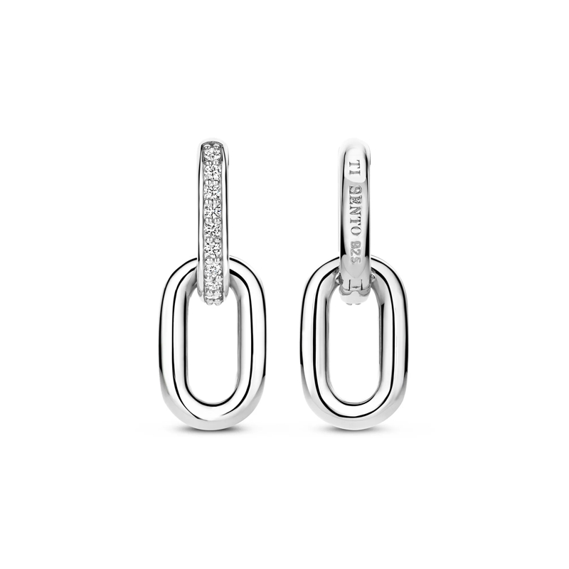 Ti Sento Ohrstecker 925er Sterlingsilber Earrings silber(Image 4)