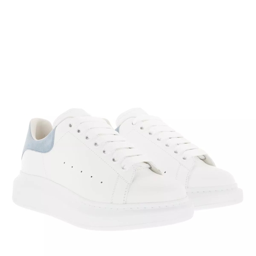 Alexander McQueen Sneakers Leather White/Dream Blue Low-Top Sneaker