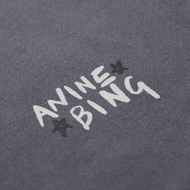 Anine Bing Pullover Relaxed-Fit Charcoal Grey Sweater Grey(Image 5)