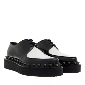 Valentino shoes white hot sale and black