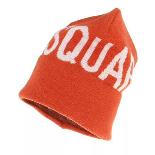 Dsquared2 Logo Beanie Orange Wollmütze
