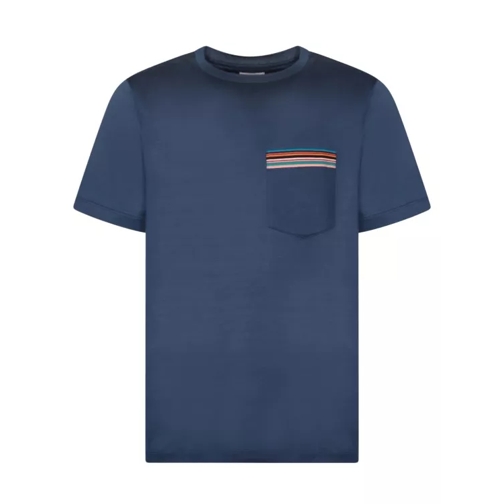 Paul Smith Cotton T-Shirt Blue 