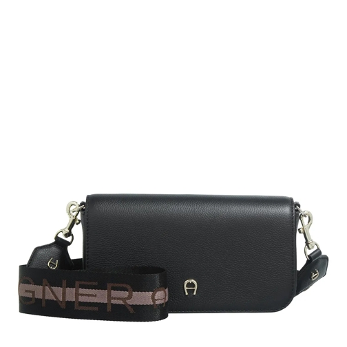 AIGNER Crossbody Bag Zita - Webbing Strap Black Coloured