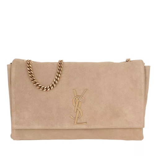 Saint Laurent Reversible Kate Medium Leather Soft Beige Crossbody Bag