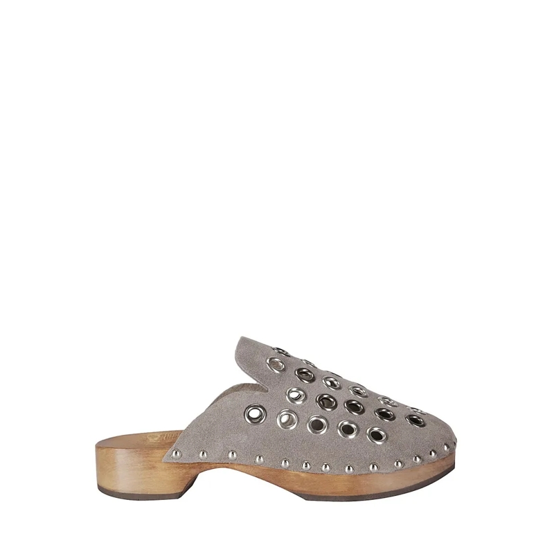 JEJIA Mules Sabot Rock Clogs 2 Grey