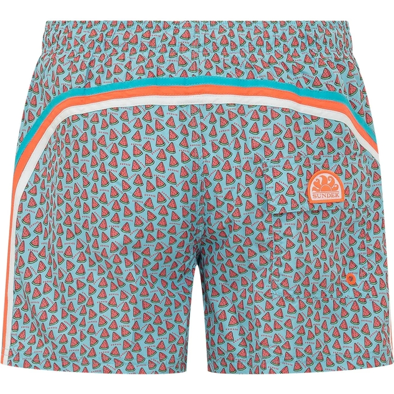SUNDEK  Boardshort con Stampa All Over blau