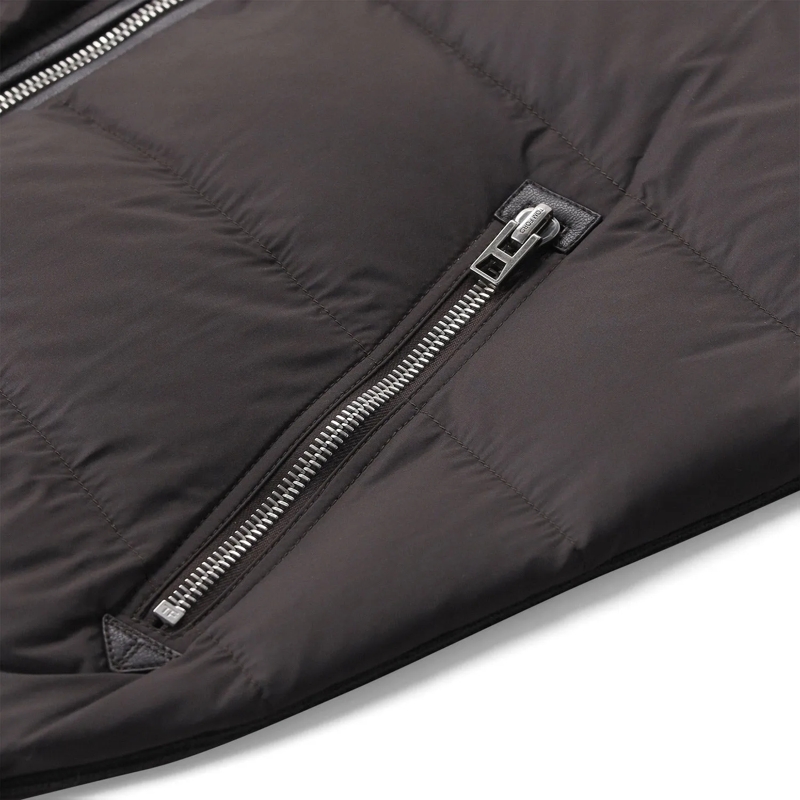 Tom Ford Übergangsjacke Jacke aus Materialmix grau(Image 5)
