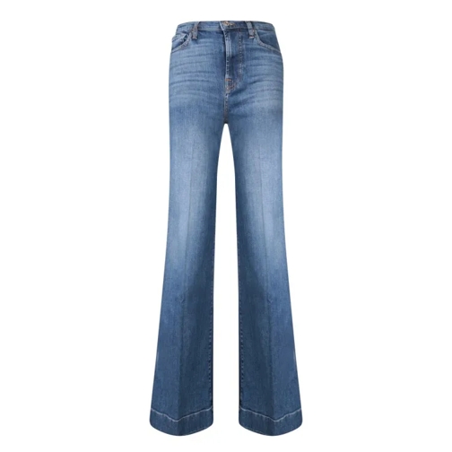 Seven for all Mankind Flared Cut Jeans Blue 