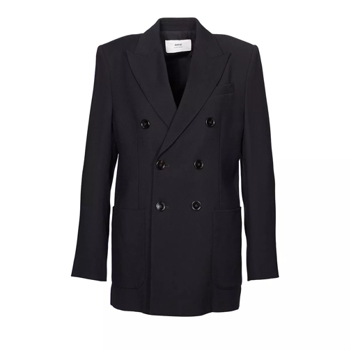 AMI Paris VESTE CROISEE black 001 Blazer