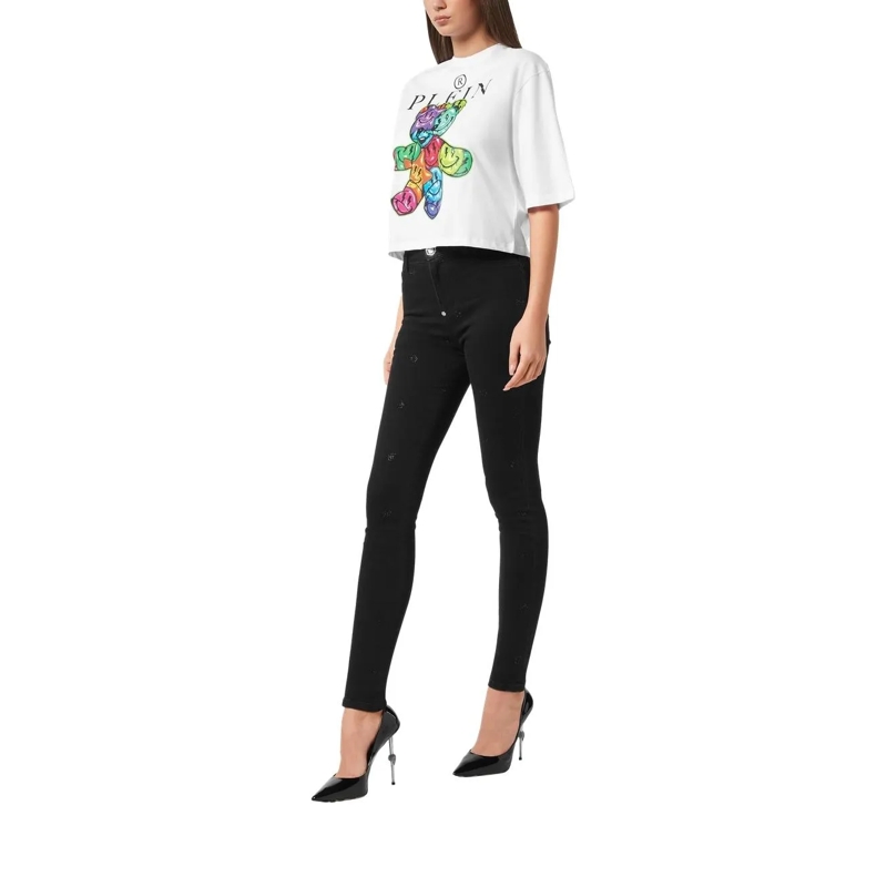 Philipp Plein T-Shirt T-Shirt Rundhalsausschnitt Ss Teddy weiss(Image 2)