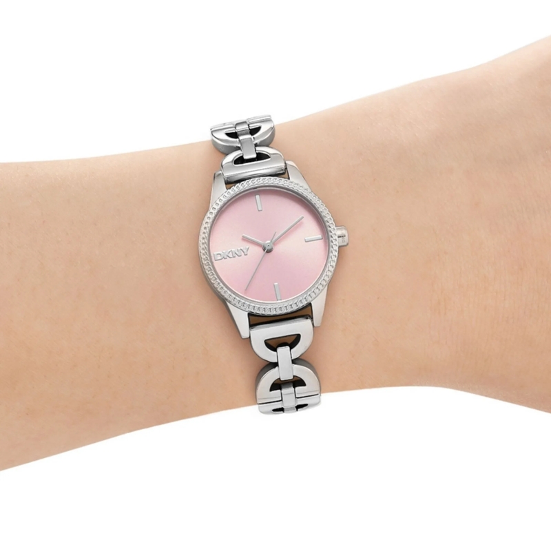 DKNY Quarzuhr Quarzuhr Open Link Watch silber(Image 5)
