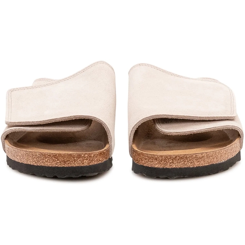 Birkenstock Hausschuhe Sandali Flat con Fascia Ampia beige(Image 2)