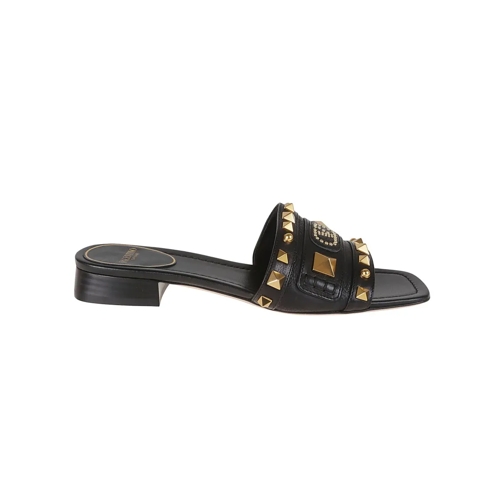 Valentino Garavani Mule Black Vg Plaster Caster T. 20 Slide Black