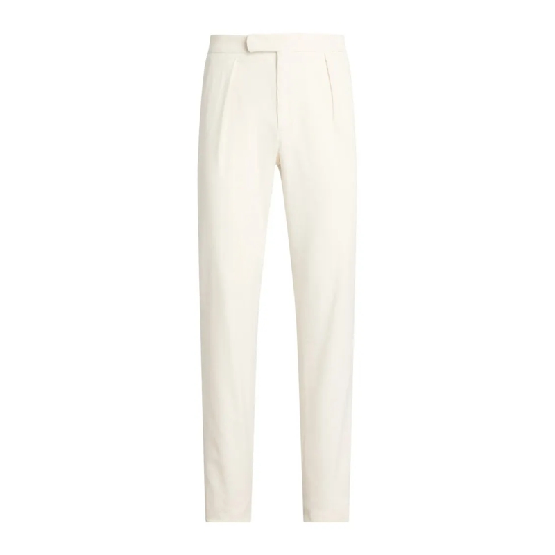 Polo Ralph Lauren Chino Straight-Leg Corduroy Trousers With One-Pleat Desi Neutrals
