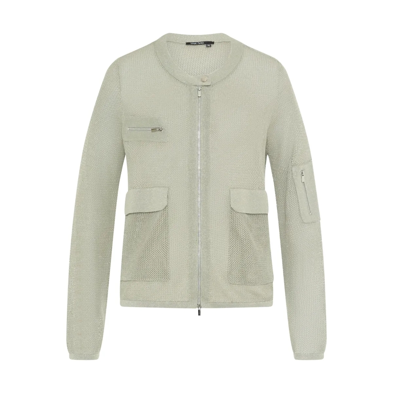 Marc Aurel Daunenjacke Strickjacke beige