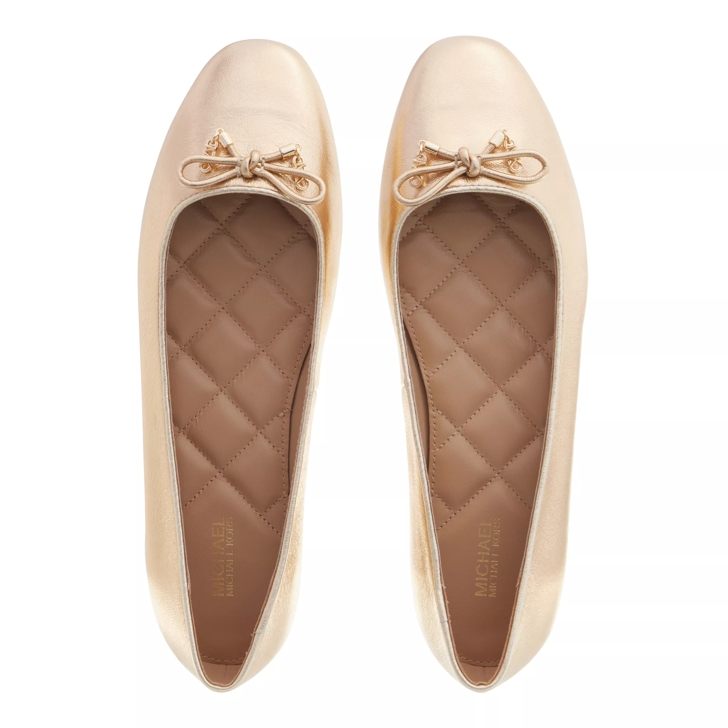 Michael Kors Nori Flat Pale Gold Ballerine