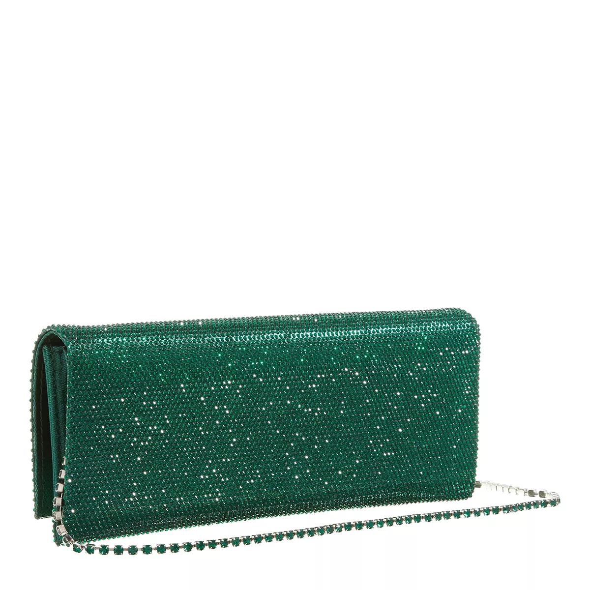 Gedebe Clutches Crystal Envelope in groen