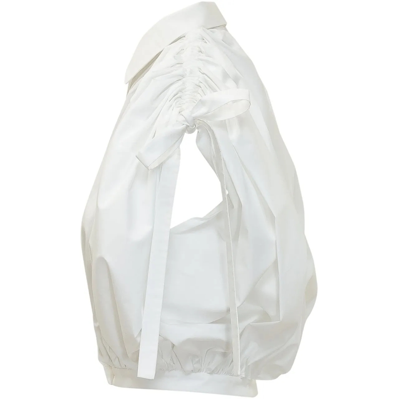 Givenchy Chemisier Camicia Drappeggiata con Colletto weiß(Image 3)