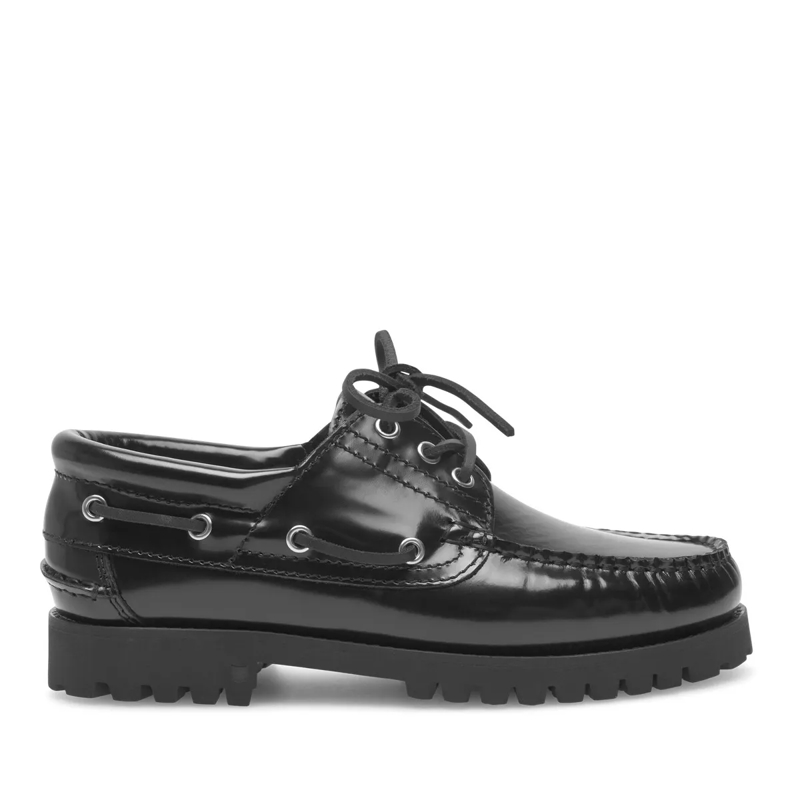 Henry Stevens Bootsschoenen Bootsschuh Morgan W DS schwarz