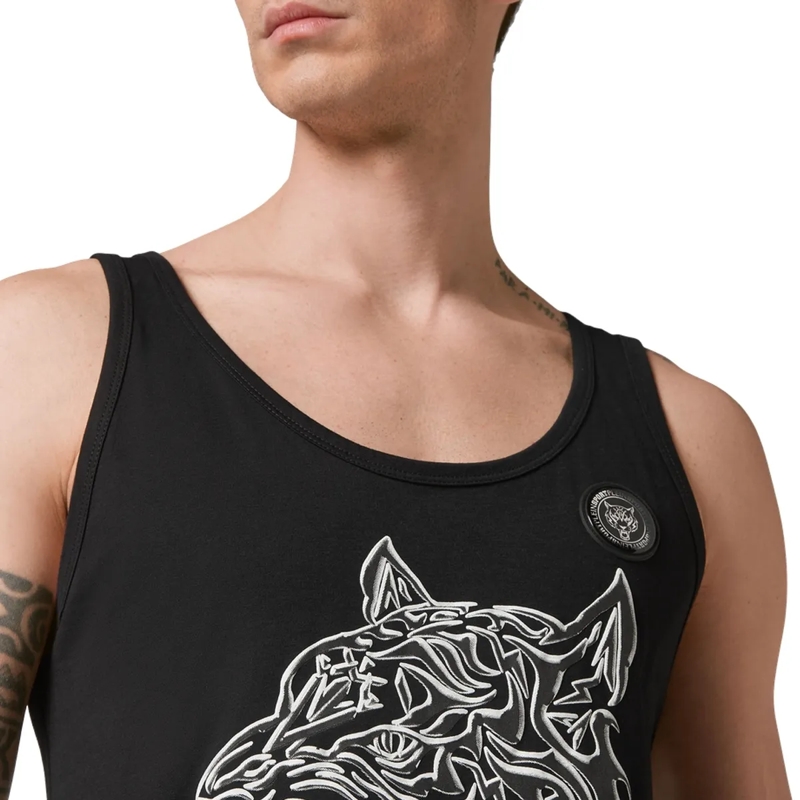 Plein Sport Top Tanktop Tiger schwarz(Image 2)