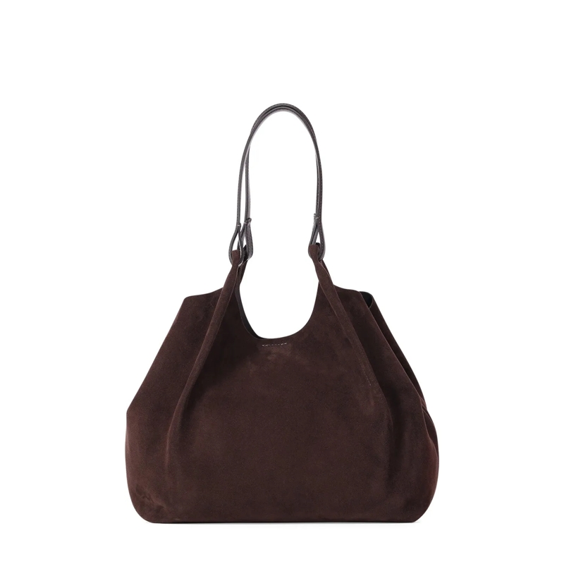 Gianni Chiarini Sac à bandoulière Tasche Dua aus Veloursleder braun(Image 2)