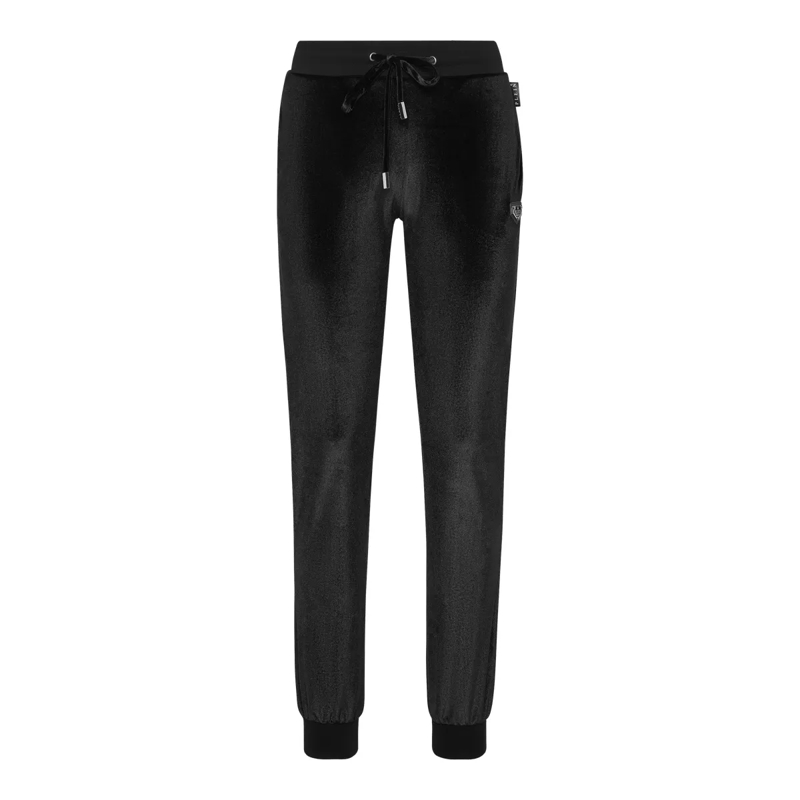 Philipp Plein Jogginghose Jogginghose Skull Mit Schmucksteinen schwarz
