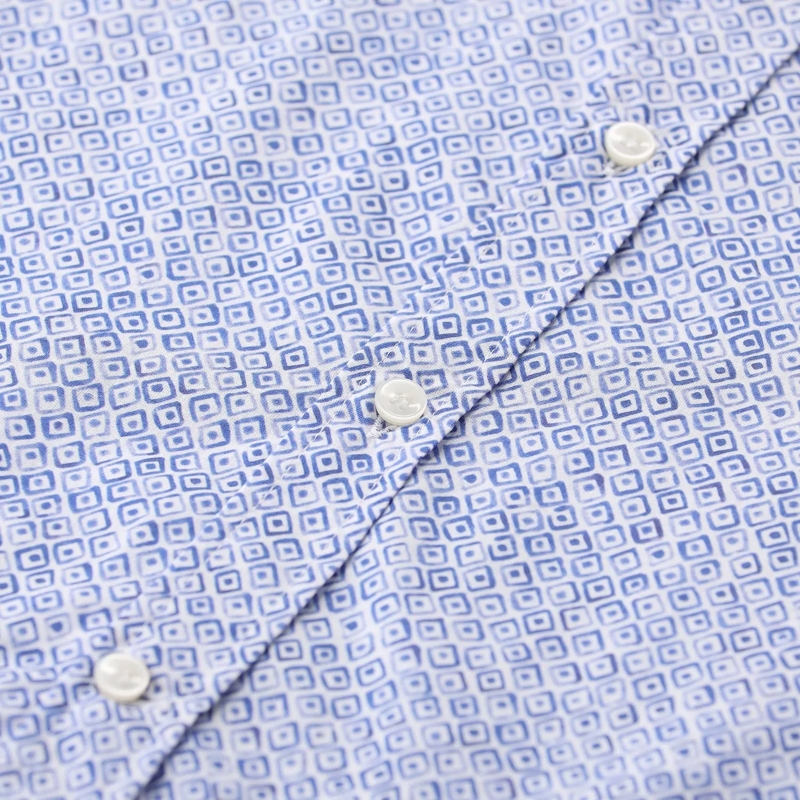 Paul & Shark Hemd Kurzarm-Hemd mit Muster blau(Image 4)