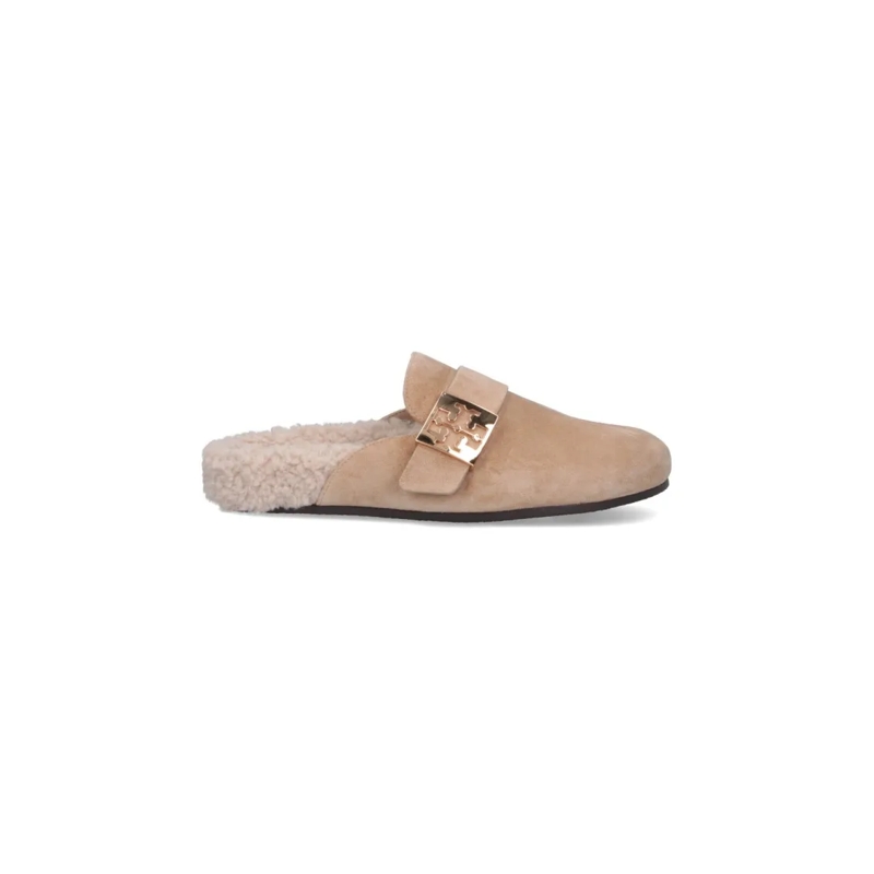 Tory Burch Sandalen Mellow Suede Mules – Taupe Neutrals